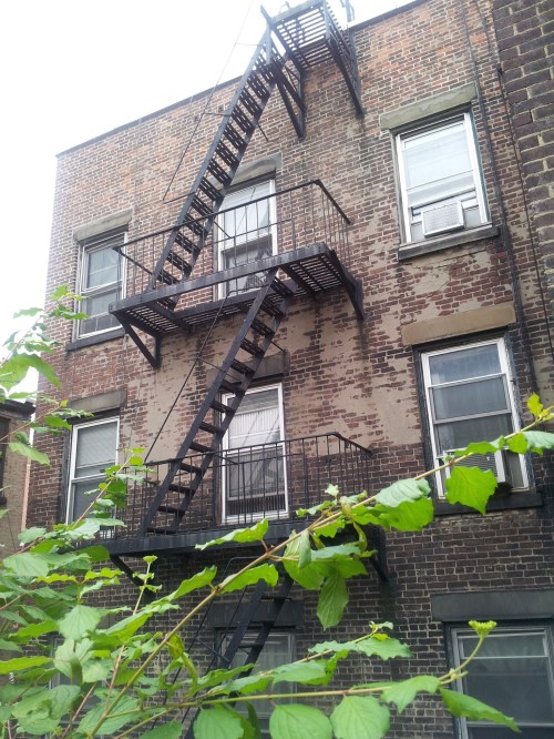 Manhattan fire escape from the High Line