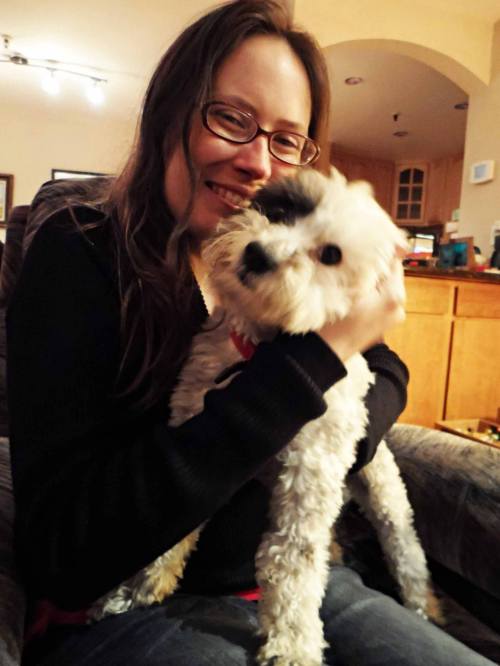 Taken during birthday week! Nala is too excited to hold still and look at the camera.