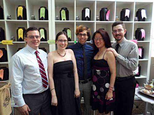 What did I do on my blog's birthday? I went to a fancy tea! 