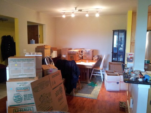 So many boxes everywhere.