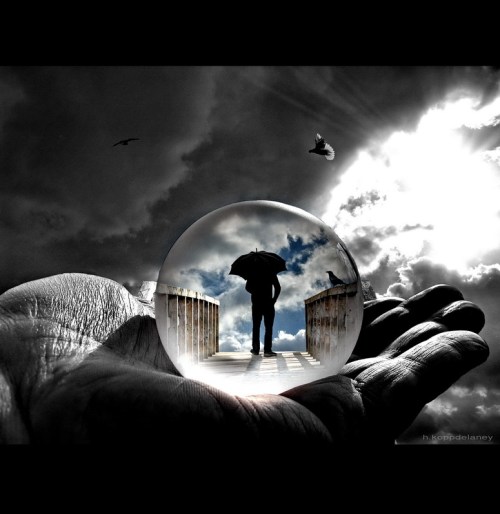 A writer must have the confidence to envision entire new worlds in her mind. Photo Credit: h.koppdelaney via Compfight cc