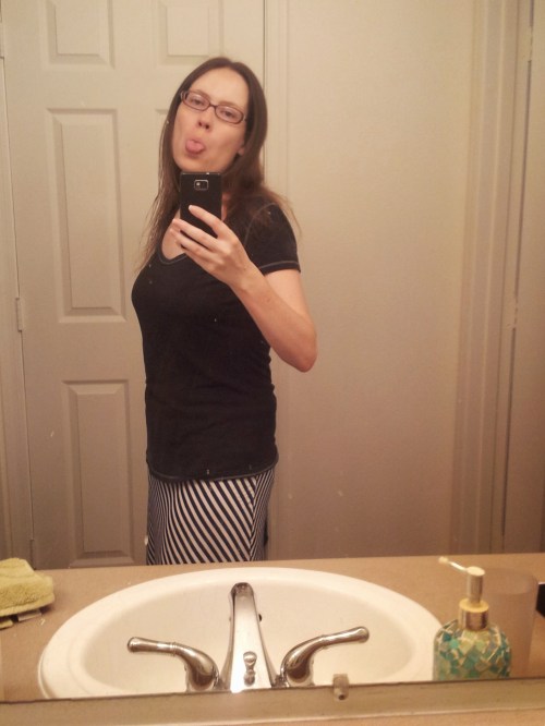 Oh no, not another selfie! Because selfies are *serious business.* Ha!