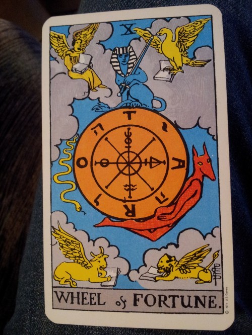 My central card: The Wheel of Fortune