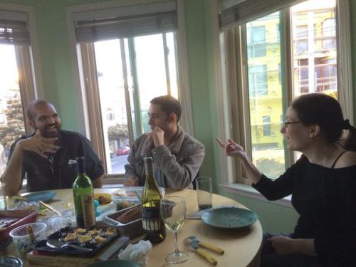 I think I look pretty happy here. (Photo by Christie Yant)