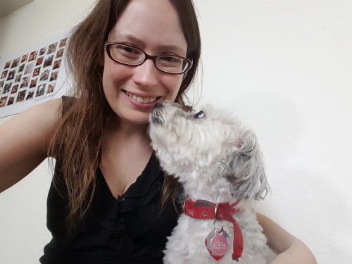 One of the best cures for self-doubt: the little dog!