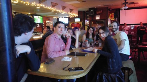 Somehow my friends even got me to sing karaoke. I don't know how THAT happened.