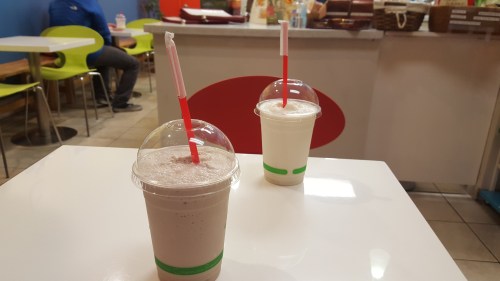 Advice over milkshakes!